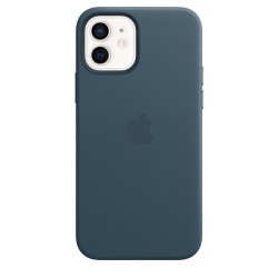 iPhone 12 | 12 Pro Pelle Custodia MagSafe Baltic Blu