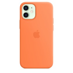 iPhone 12 Mini Silicone Custodia MagSafe Kumquat