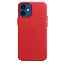 iPhone 12 Mini Pelle Custodia MagSafe Rosso