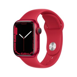 Apple Watch 7 GPS Cellulare 41mm Rosso AluMinium Custodia Rosso Sport B Regular