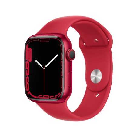Apple Watch 7 GPS Cellulare 45mm Rosso AluMinium Custodia Rosso Sport B RegularMKJU3TY/A