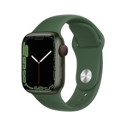Apple Watch 7 GPS Cellulare 41mm Verde AluMinium Custodia Clover Sport B Regular