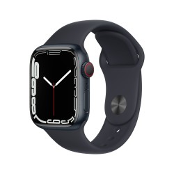 Apple Watch 7 GPS Cellulare 41mm Mezzanotte AluMinium Custodia Mezzanotte Sport B Regular