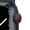 Apple Watch 7 GPS Cellulare 41mm Mezzanotte AluMinium Custodia Mezzanotte Sport B RegularMKHQ3TY/A