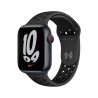 Apple Watch Nike 7 GPS Cellulare 45mm Mezzanotte AluMinium Custodia AnthraciteNero B Regular