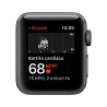 Apple Watch 3 GPS 38mm Grigio AluMinium Custodia Nero Sport BMTF02QL/A