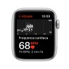 Apple Watch Nike SE GPS Cellulare 44mm D'Argento AluMinium Custodia Pure PlatinumNero B Regular
