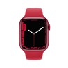 Apple Watch 7 GPS 45mm Rosso AluMinium Custodia Rosso Sport B RegularMKN93TY/A