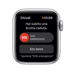 Apple Watch SE GPS 40mm D'Argento AluMinium Custodia Ass Blu Sport B RegularMKNY3TY/A