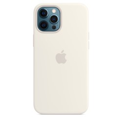 iPhone 12 Pro Max Silicone Custodia MagSafe BiancoMHLE3ZM/A
