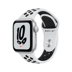 Apple Watch Nike SE GPS 40mm D'Argento AluMinium Custodia Pure PlatinumNero B RegularMKQ23TY/A