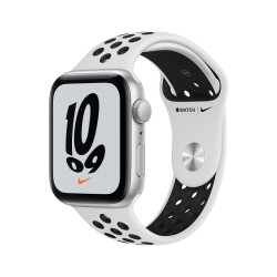 Apple Watch Nike SE GPS 44mm D'Argento AluMinium Custodia Pure PlatinumNero B Regular