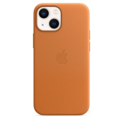 Custodia Pelle MagSafe iPhone 13 Mini Marrone