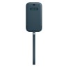 Custodia Pelle Integrale Magsafe iPhone 12 | 12 Pro Blu