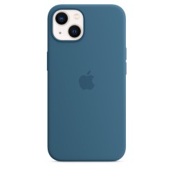 Custodia Silicone MagSafe iPhone 13 Blu Polare