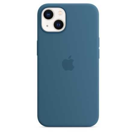 iPhone 13 Silicone Custodia MagSafe Blu Jay