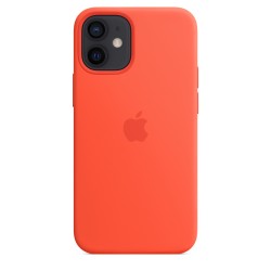 iPhone 12 Mini Silicone Custodia MagSafe Electric OrangeMKTN3ZM/A