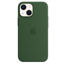 Custodia Silicone MagSafe iPhone 13 Mini Verde Trifoglio