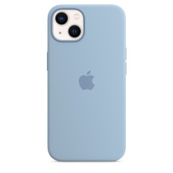 Custodia Silicone MagSafe iPhone 13 Blu