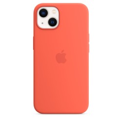 Custodia silicone MagSafe iPhone 13 Arancia