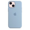Custodia silicone MagSafe iPhone 13 Mini Blu