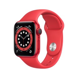 Apple Watch 6 GPS Cellulare 40mm Rosso AluMinium Custodia Rosso Sport BM06R3TY/A