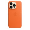 Custodia MagSafe Pelle iPhone 14 Pro Arancia