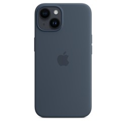 Custodia MagSafe Silicone iPhone 14 Blu - Custodie iPhone - Apple