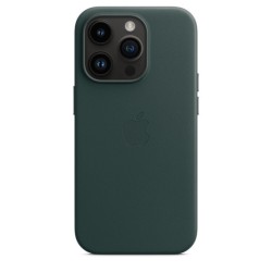 Custodia MagSafe Pelle iPhone 14 Pro Verde