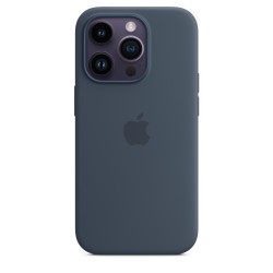 Custodia MagSafe Silicone iPhone 14 Pro Blu - Custodie iPhone - Apple