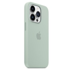Custodia MagSafe Silicone iPhone 14 Pro Verde - Custodie iPhone - Apple