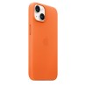 iPhone 14 Pelle Custodia MagSafe Orange