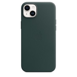 Custodia MagSafe Pelle iPhone 14 Plus Verde