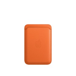 Portafoglio Pelle MagSafe iPhone Arancione