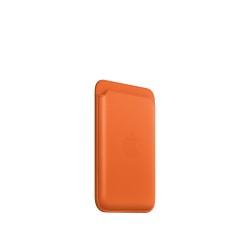 Portafoglio Pelle MagSafe iPhone Arancione