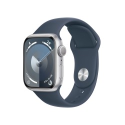 Watch 9 Alluminio 41 Argento Cinturini Blu S/M - Apple Watch 9 - Apple