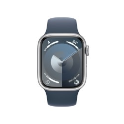 Watch 9 Alluminio 41 Argento Cinturini Blu S/M - Apple Watch 9 - Apple