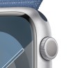 Watch 9 alluminio 45 argento Cinturinia tessuto blu - Apple Watch 9 - Apple