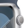 Watch 9 Alluminio 45 Argento Cinturini Blu M/L - Apple Watch 9 - Apple