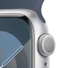 Watch 9 Alluminio 41 Argento Cinturini Blu M/L - Apple Watch 9 - Apple