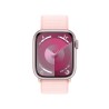 Watch 9 alluminio 41 Cinturinia tessuto rosa - Apple Watch 9 - Apple