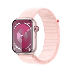 Watch 9 alluminio 45 Cell Cinturinia tessuto rosa - Apple Watch 9 - Apple