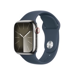 Watch 9 acciaio 41 cell Cinturinia blu M/L - Apple Watch 9 - Apple
