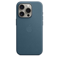 Custodia Magsafe FineWoven iPhone 15 Pro Blu - Custodie iPhone - Apple