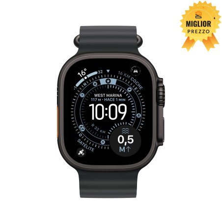 🤑 Saldi Watch Ultra 3 Cell 49mm Titanio nero siderale con Cinturino Ocean nero