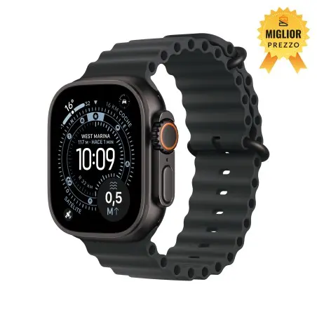 🤑 Saldi Watch Ultra 3 Cell 49mm Titanio nero siderale con Cinturino Ocean nero