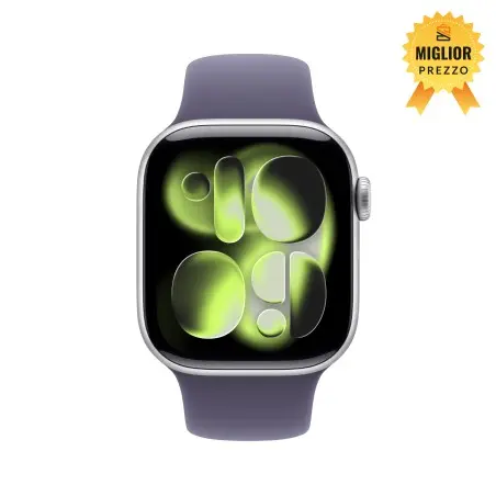 🤑 Saldi Watch 11 42 mm argento Cinturino Sport nebbia lilla S/M