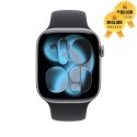 🤑 Saldi Watch 11 Cell 46mm grigio siderale Cinturino Sport nero S/M
