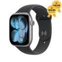 🤑 Saldi Watch 11 Cell 46mm grigio siderale Cinturino Sport nero S/M