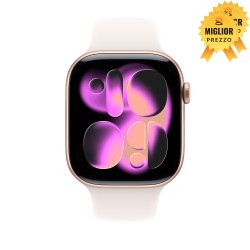 🤑 Saldi Watch 11 Cell 46 mm Oro Cinturino Sport galassia M/L